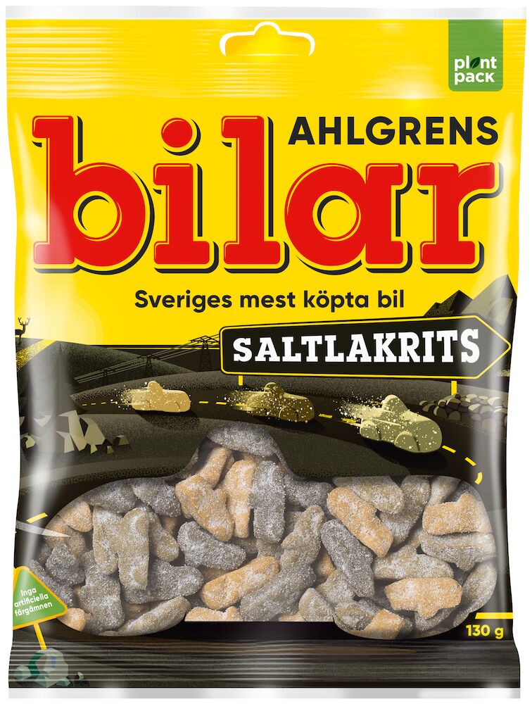 Ahlgrens Bilar snoepjes - Saltlakrits