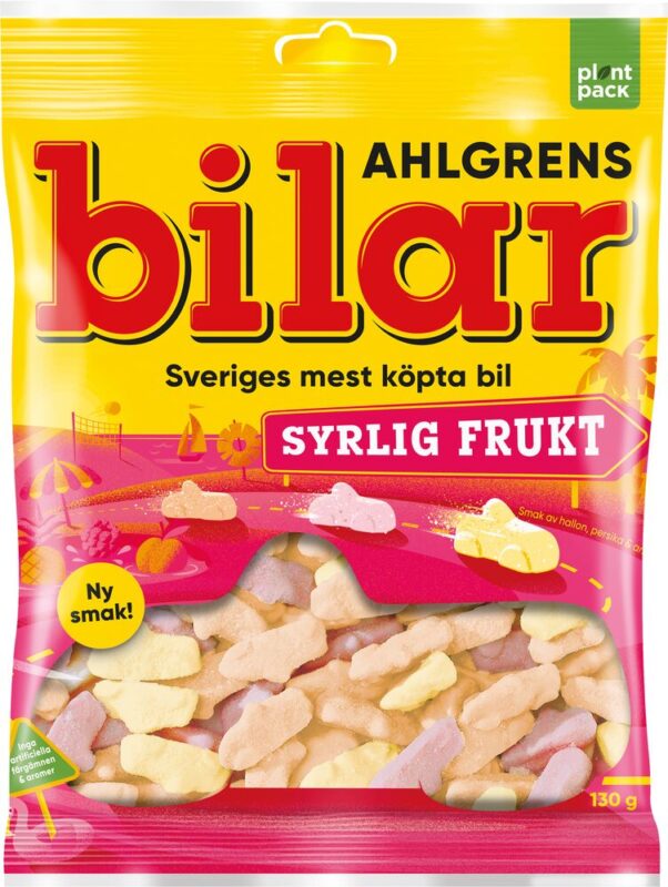 Ahlgrens Bilar snoepjes - Syrlig Frukt