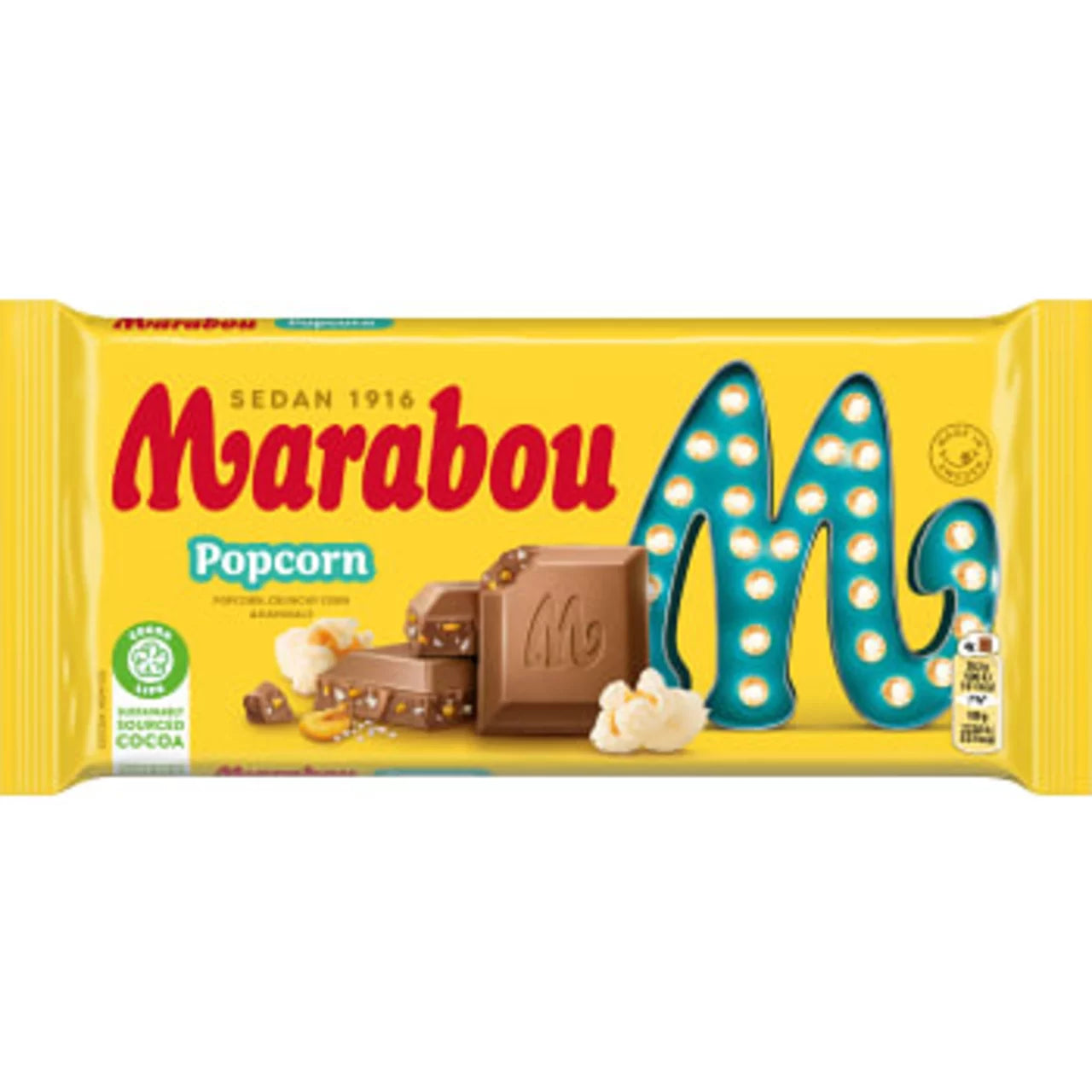 Marabou - Chocolade reep - Popcorn