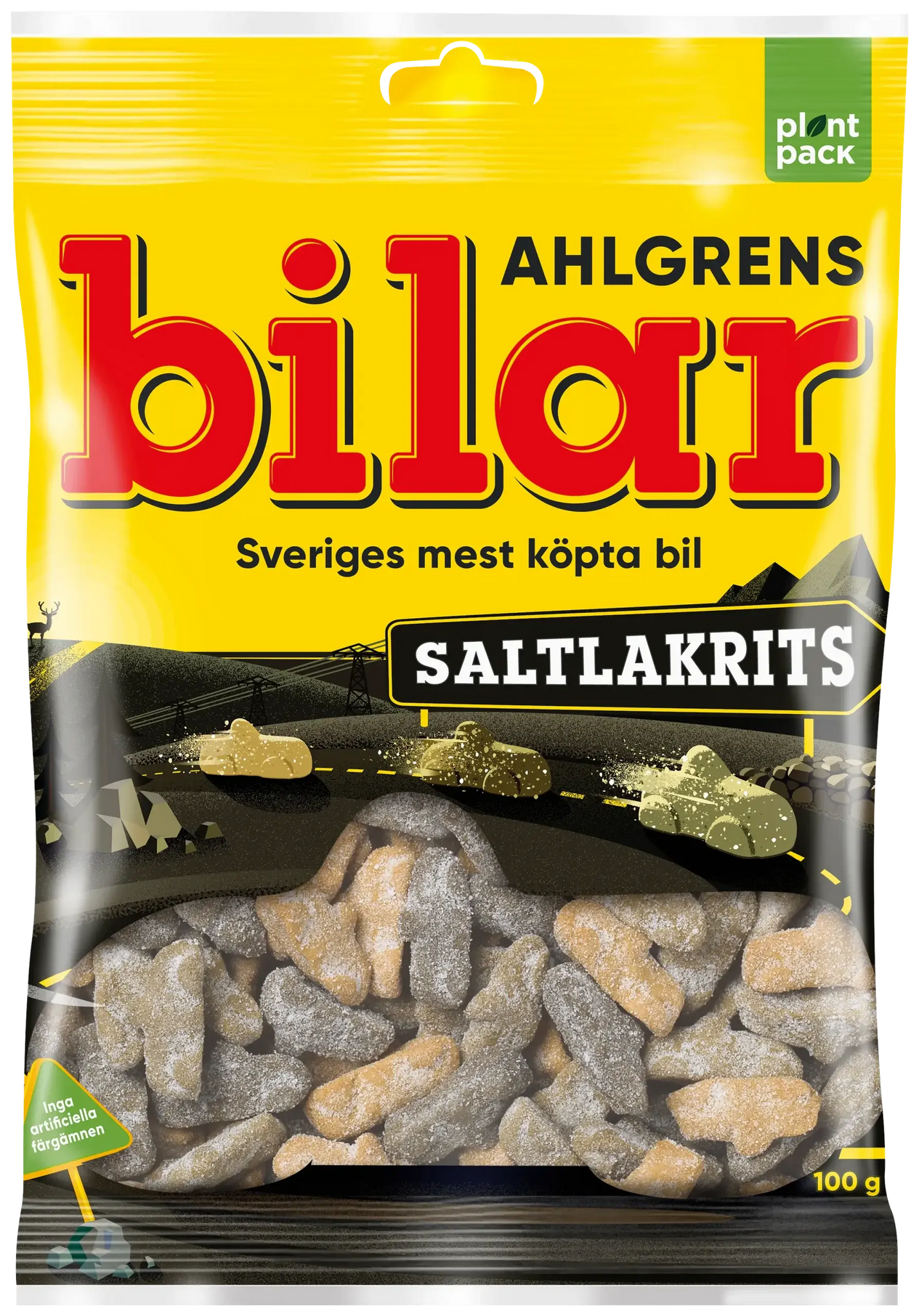 Ahlgrens Bilar snoepjes - Saltlakrits