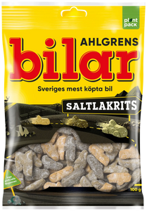 Ahlgrens Bilar snoepjes - Saltlakrits